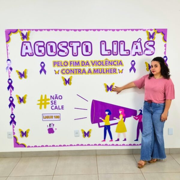 Painel - Agosto Lilás