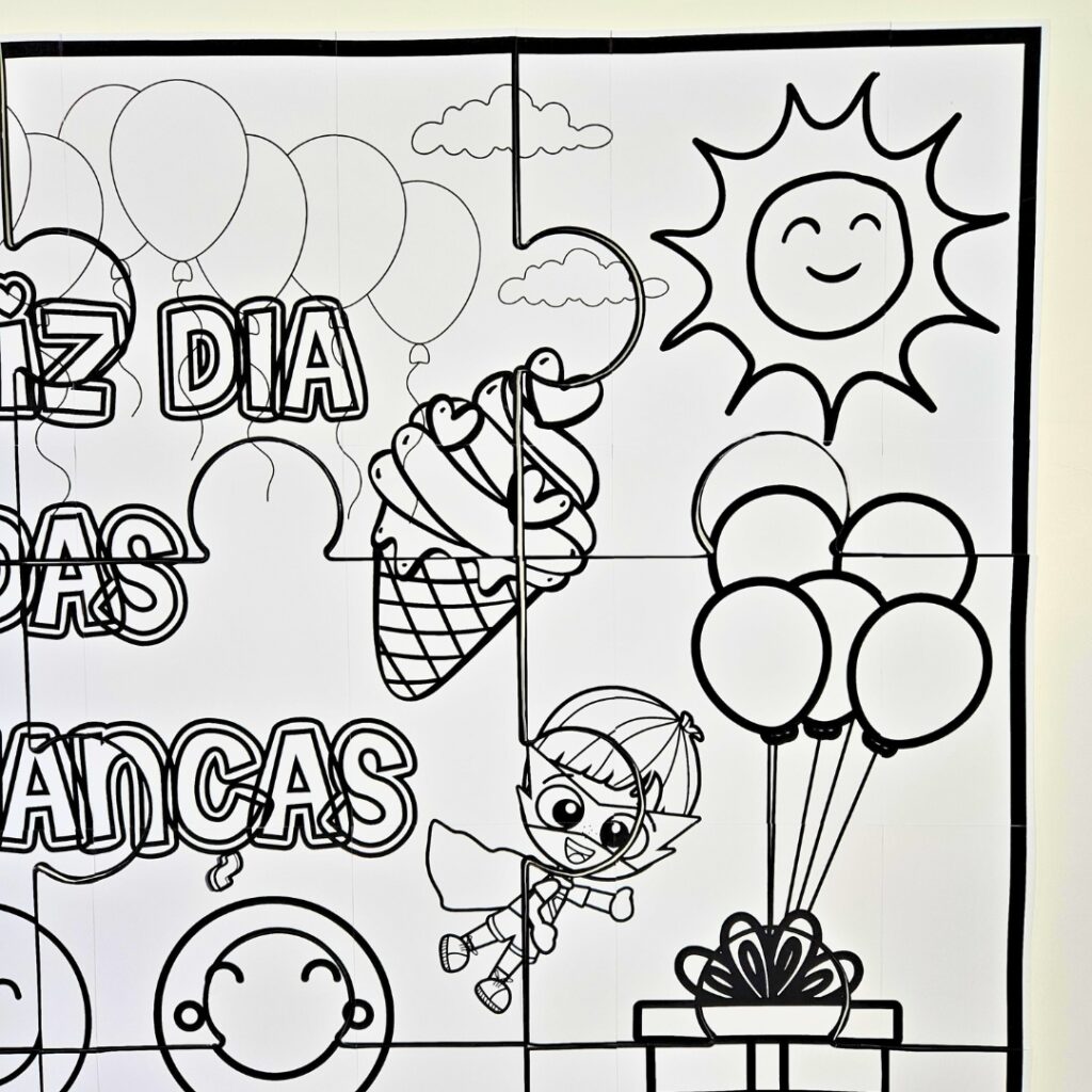 Quebra-Cabeça - Dia das Crianças - Alfabeteca ABC