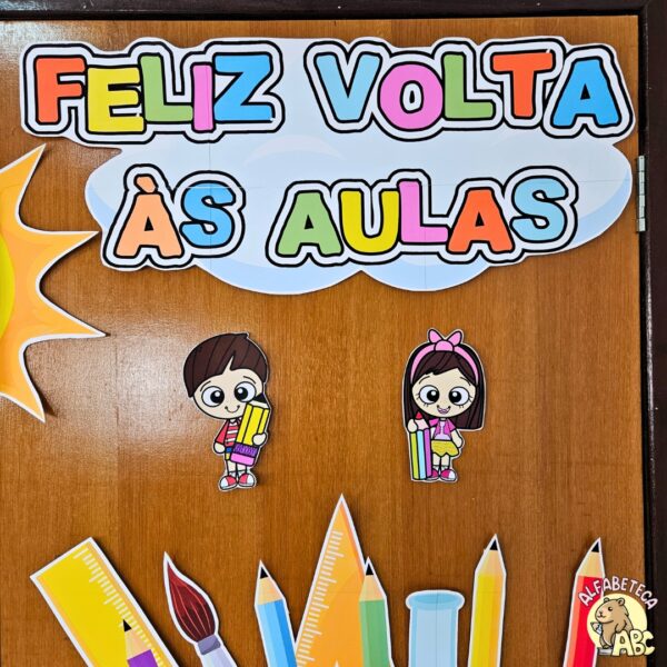 Painel de Porta - Volta às Aulas Arco-íris - Image 5