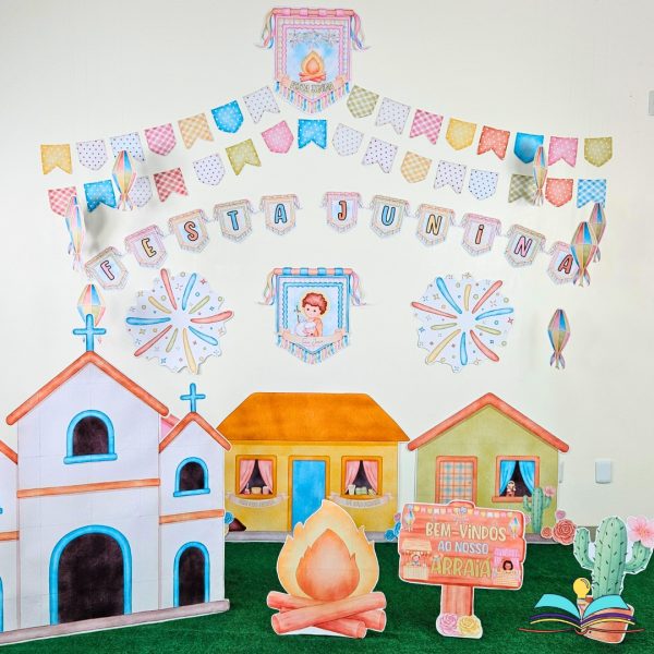 Painel – Festa Junina - Aquarela - Imagem 2
