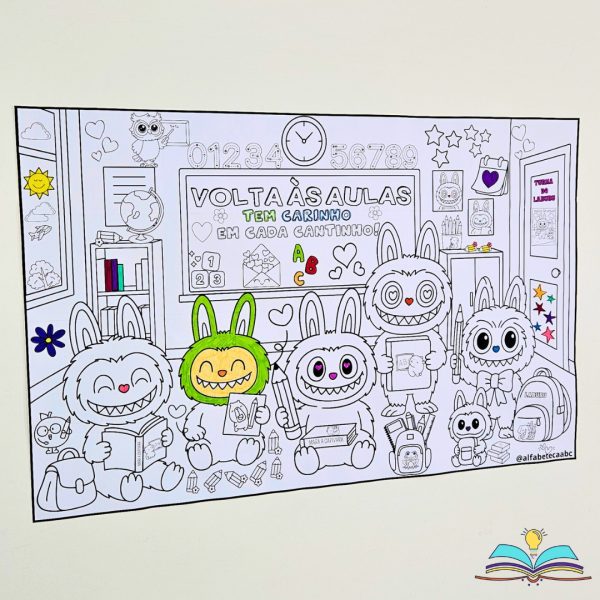 Painel - Volta às Aulas - Labubu - Imagem 7