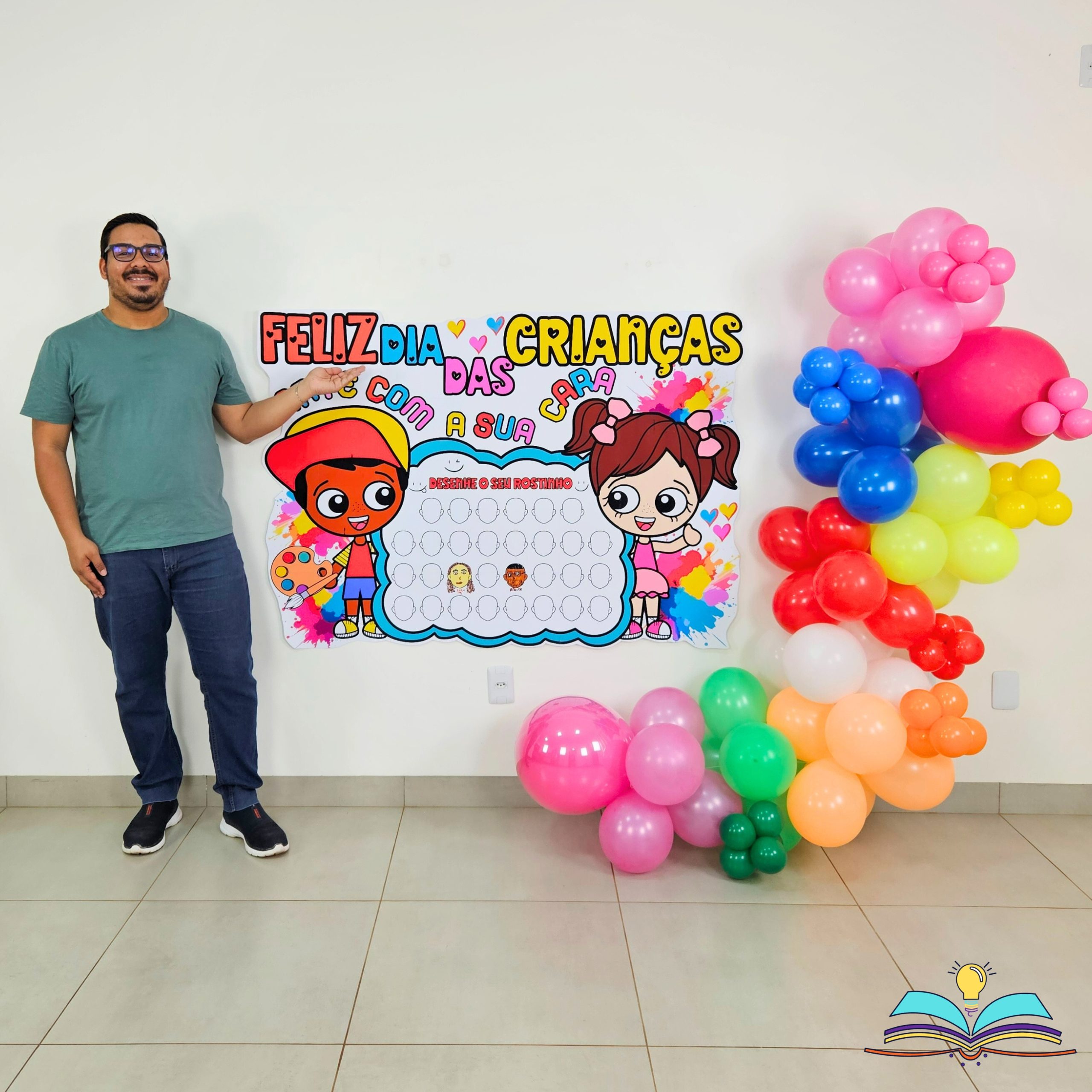 Painel - Dia das Crianças - Rostinho