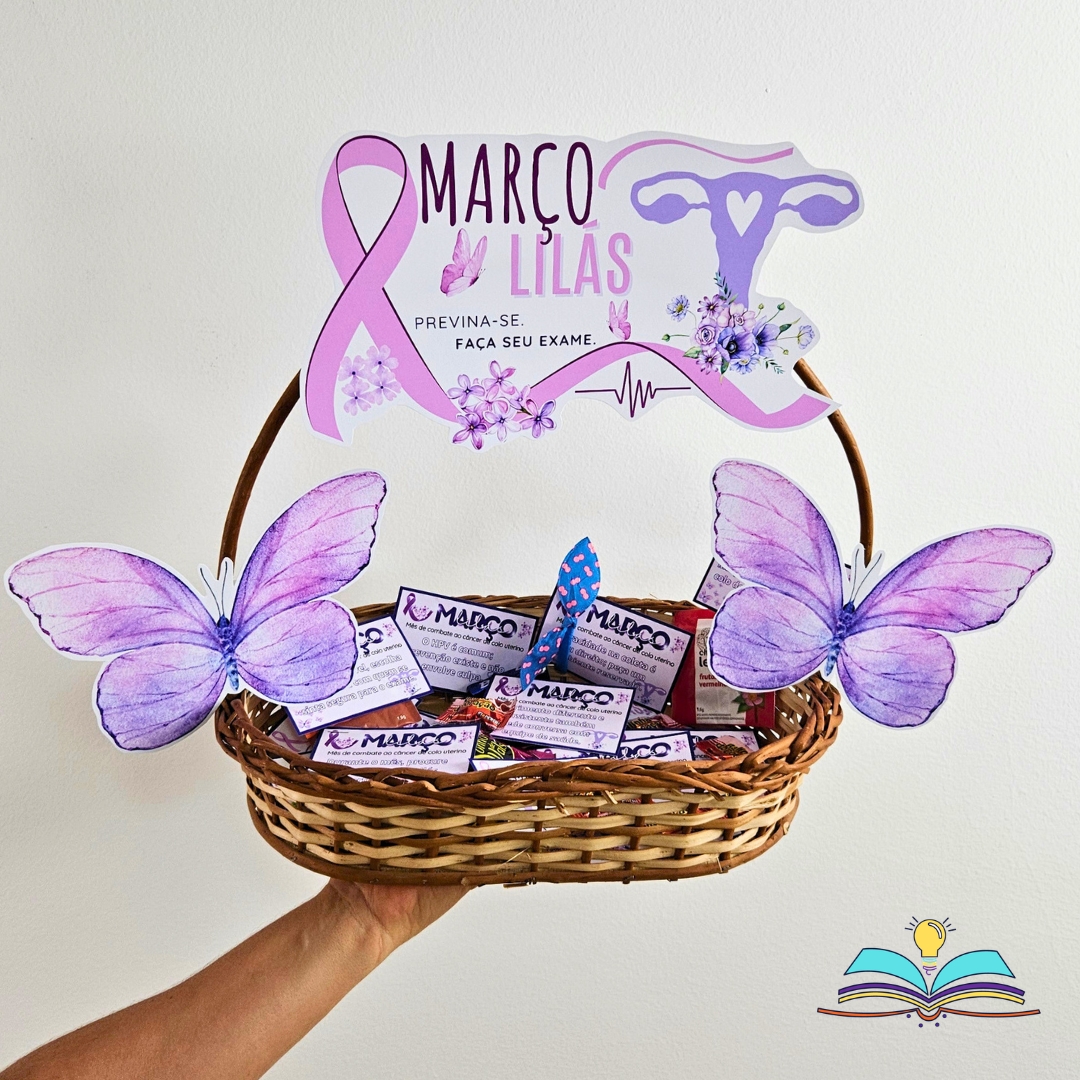 Cesta - Março Lilás