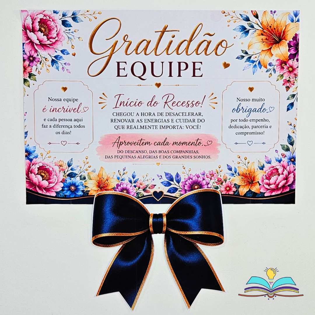 Recesso Equipe - Gratidão