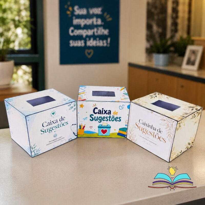 3 Modelo de caixa de sugestões.