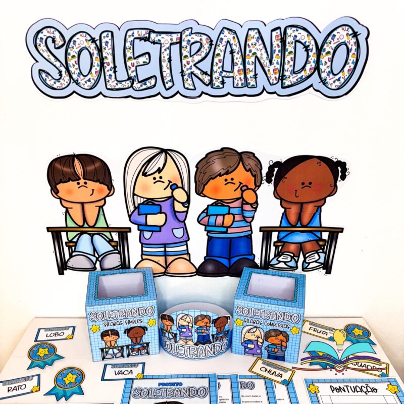 Projeto pedagógico de alfabetização, ideal para trabalhar leitura, escrita, consciência fonológica, vocabulário e combinação de letras e sílabas com alunos dos Anos Iniciais.