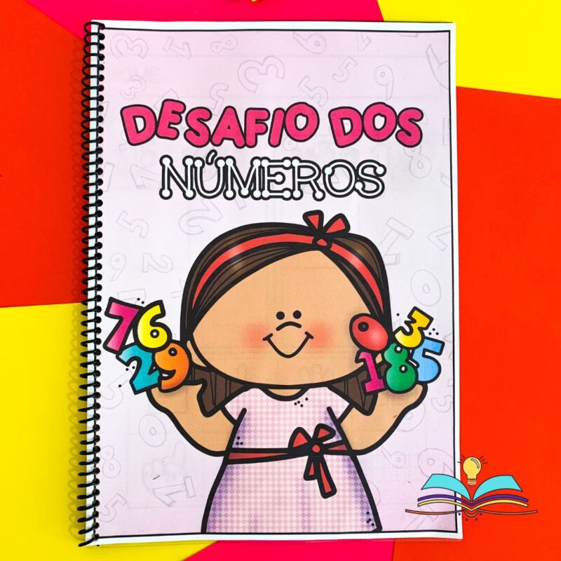 Apostila de Matemática com números de 1 a 10, ideal para trabalhar contagem, associação entre numeral e quantidade, classificação e raciocínio lógico com crianças.